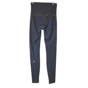 Lululemon Align High Rise Leggings Charcoal Heathered Size 2 Yoga Loungewear